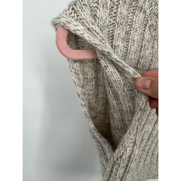NWT Anastasia Wool Blend Sweater Vest Women's 2 Beige Pullover Classic Winter - Picture 4 of 9